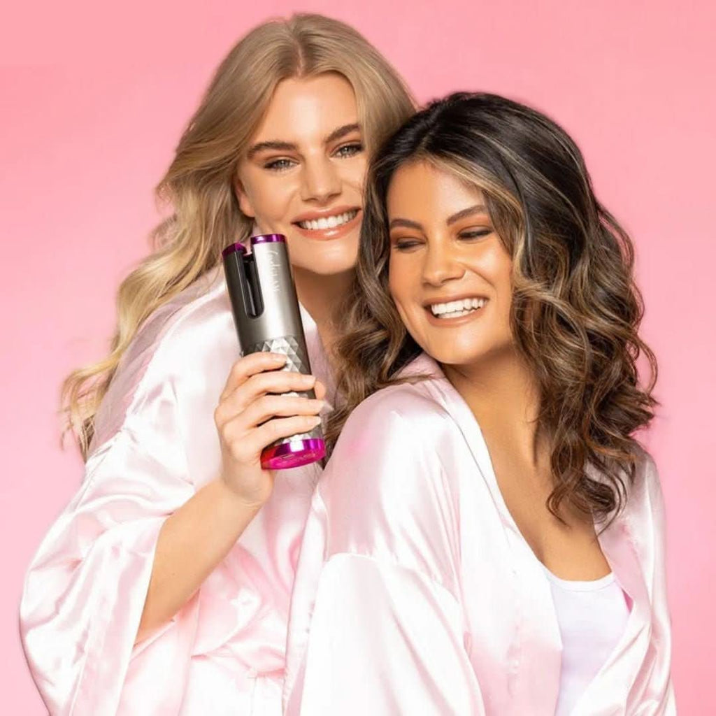Wireless curling iron for perfect curls
