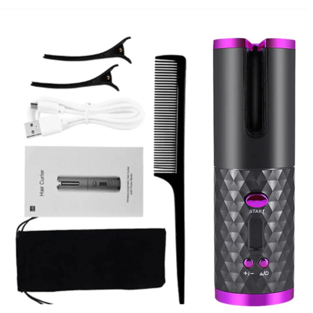 PerfectCurl Automatic Curling Styler | Cordless and Rechargeable for Perfect Curls