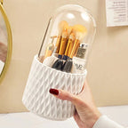 Luxury Makeup Brush Holder with Protective Cover