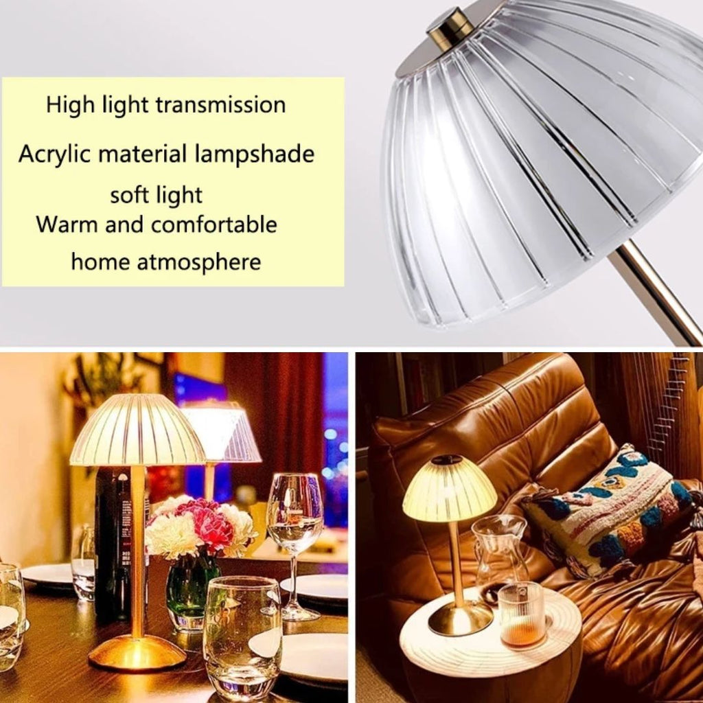 Karina GlowDesk – Retro Rechargeable Desk Lamp