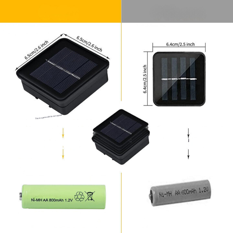 Moroccan waterproof solar fairy lights, l 12 meters, 100 LED bulbs, l 8