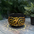 LumoPattern Solar Garden Lamp - Stylish Speckled Lighting