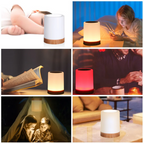Dimmable LED Night Light with Modern Design and Color Change