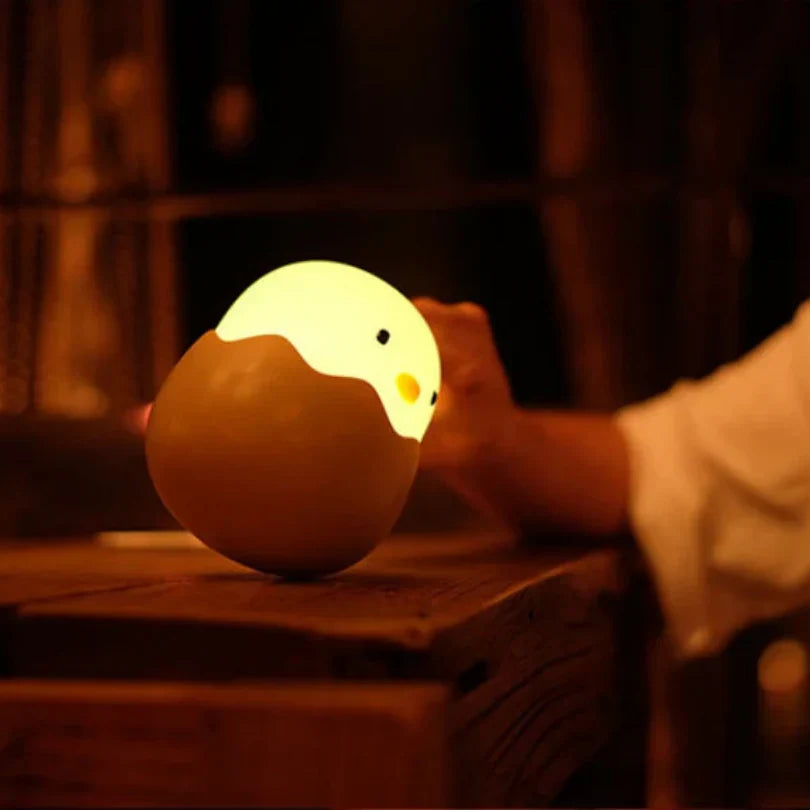Chick Night Light for Children – Cute LED Lamp in Egg Design for the Children's Room