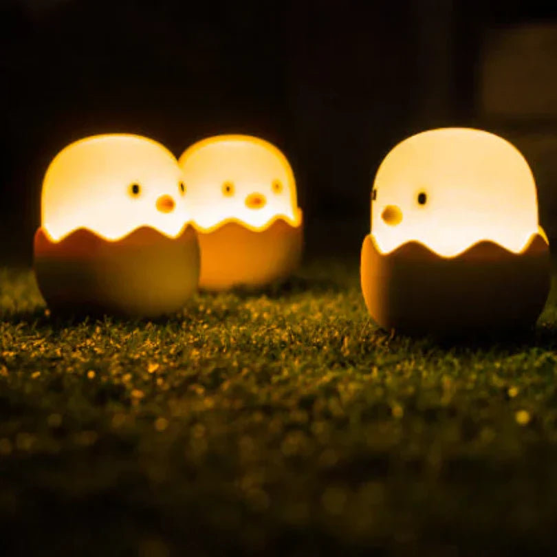 Chick Night Light for Children – Cute LED Lamp in Egg Design for the Children's Room