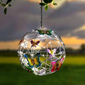 Solar Garden Light with Butterfly Design