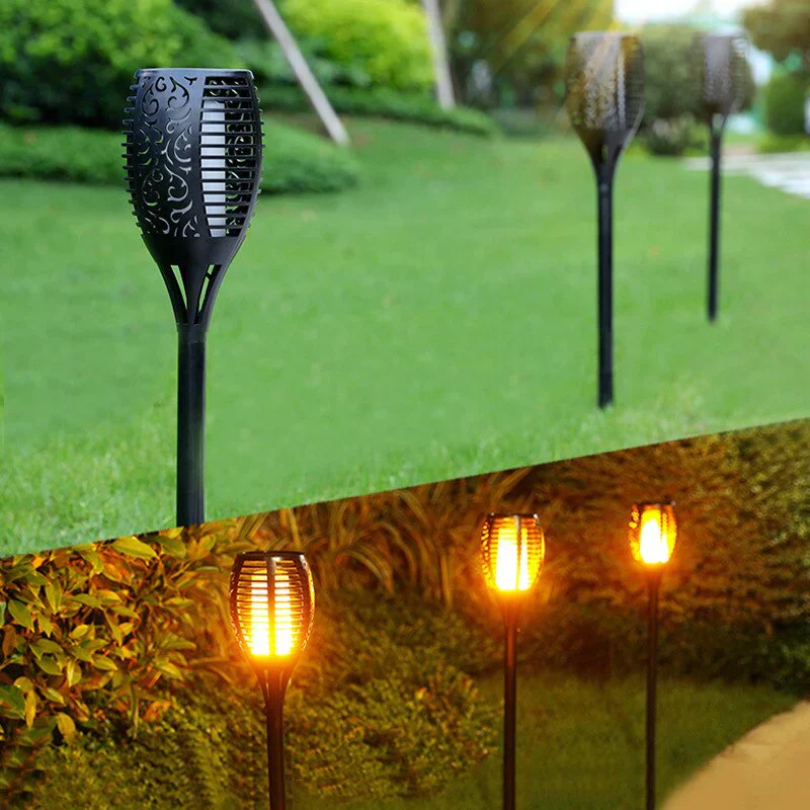 SolarFlame Garden Torches – Sustainable LED Garden Lighting