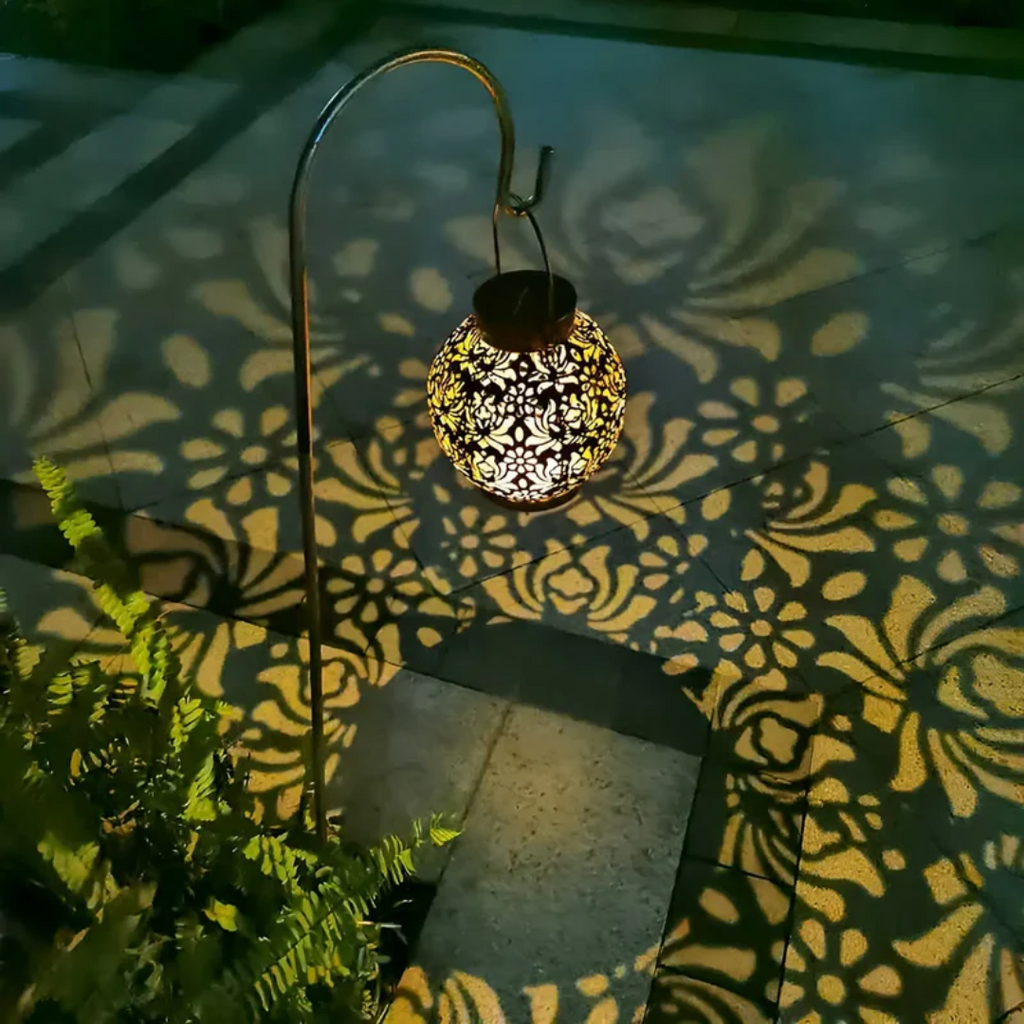 Weatherproof LED Solar Hanging Light for the Garden