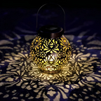 Weatherproof LED Solar Hanging Light for the Garden