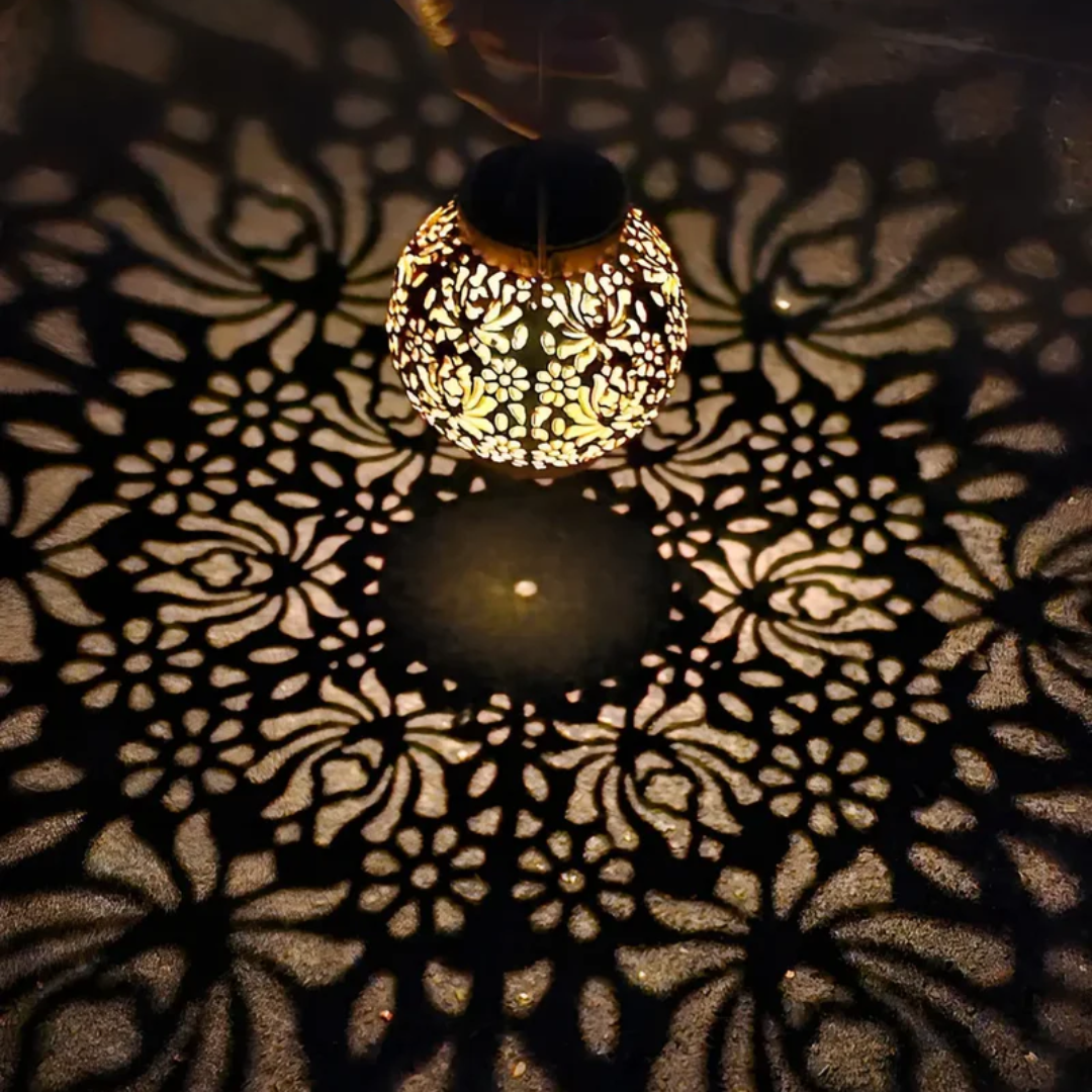 Weatherproof LED Solar Hanging Light for the Garden