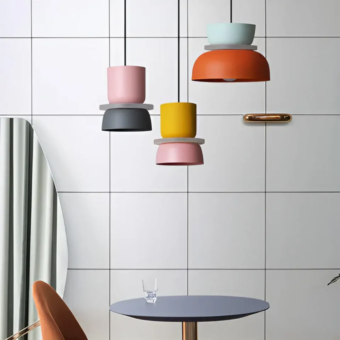 Colorful and Trendy Macaron LED Pendant Lamp - VividGlow