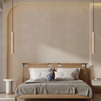 LumoLine – Wabi-Sabi Travertine LED Chandelier