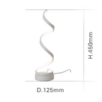 Dimmable Modern Spiral Table Lamp - LumaSpiral