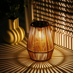 Manually crafted weatherproof solar garden light