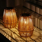 Manually crafted weatherproof solar garden light
