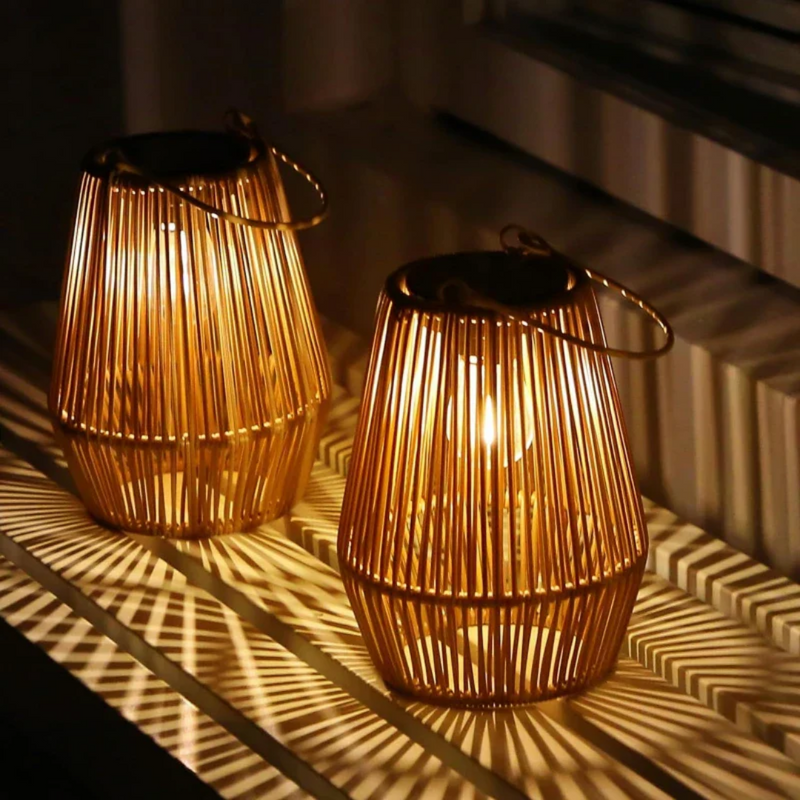 Manually crafted weatherproof solar garden light