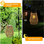 Manually crafted weatherproof solar garden light