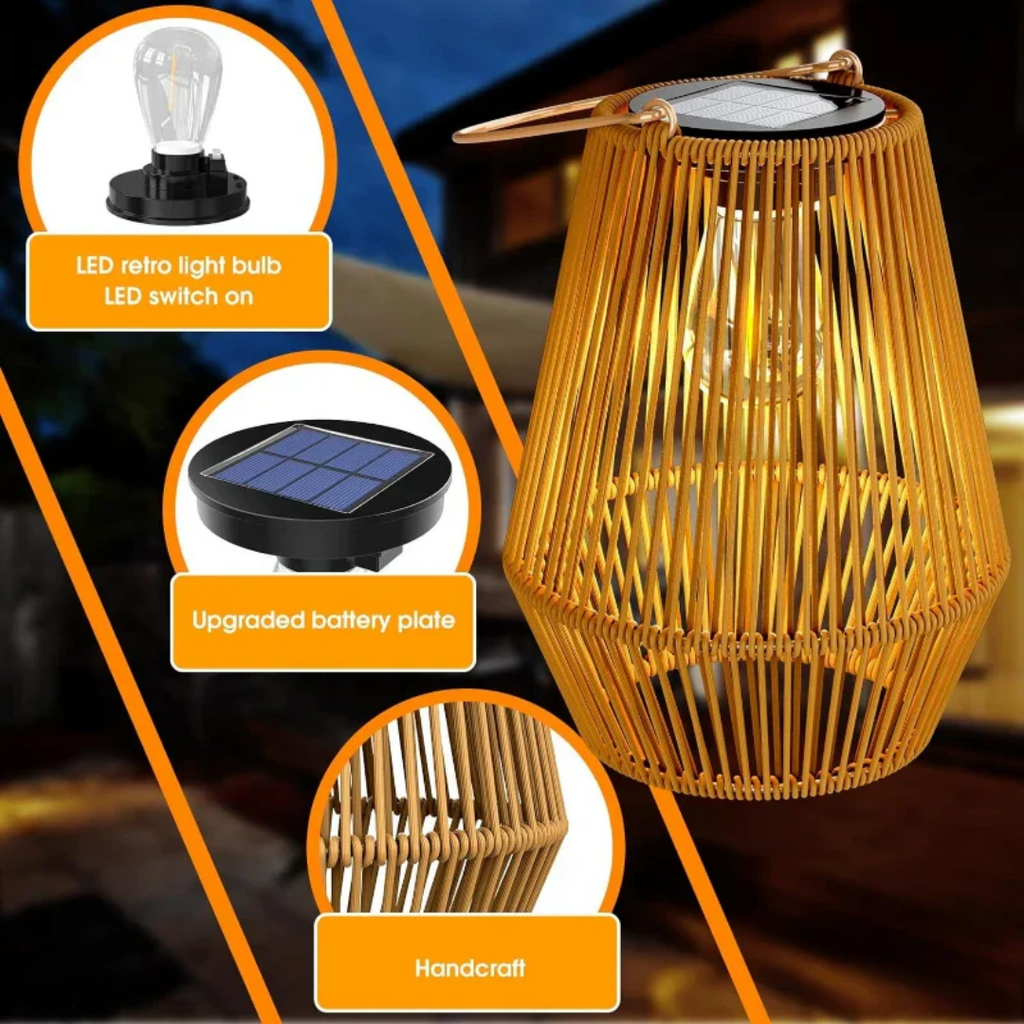 SunWeave - Handwoven Waterproof Solar Garden Lighting