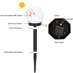 SunLuxe Orbs – Set of 3 Waterproof Garden LED Lights