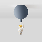 Trendy Moon/Astronaut Kids Room LED Ceiling Lamp - CosmoGlow
