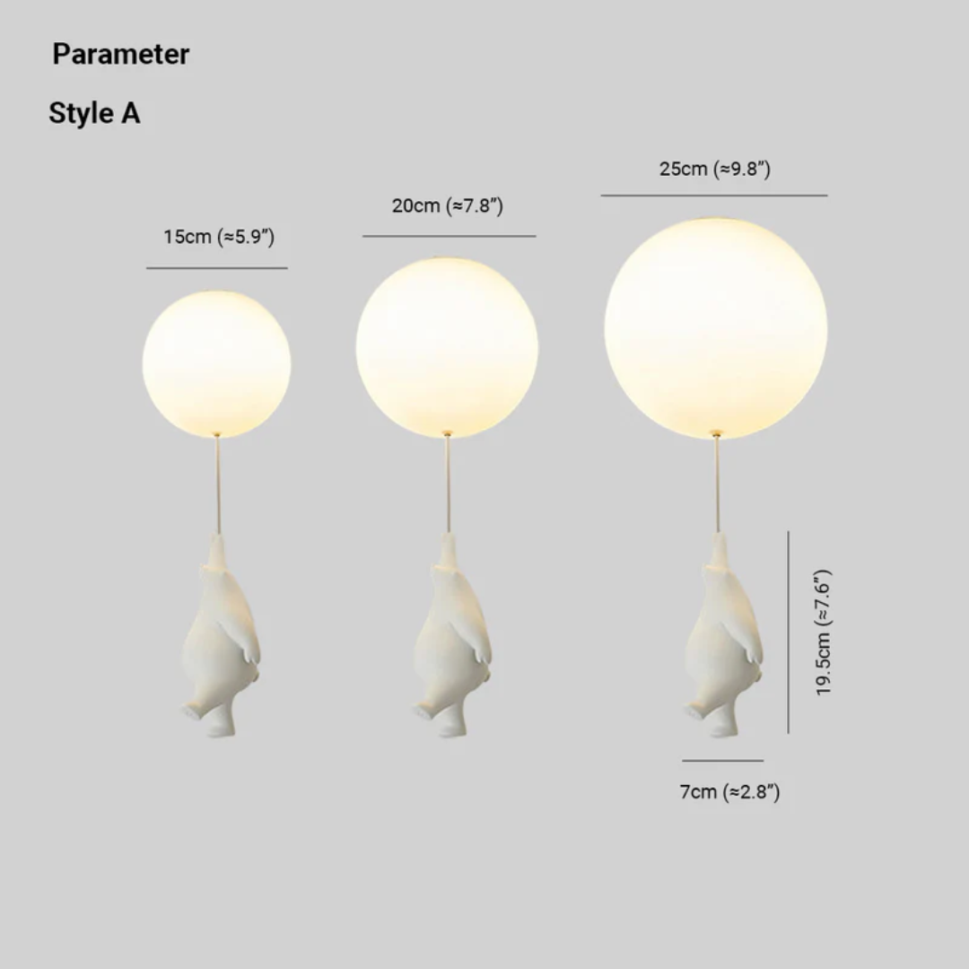 Fateh Ceiling lamps Pendant lamps Bear Balloon