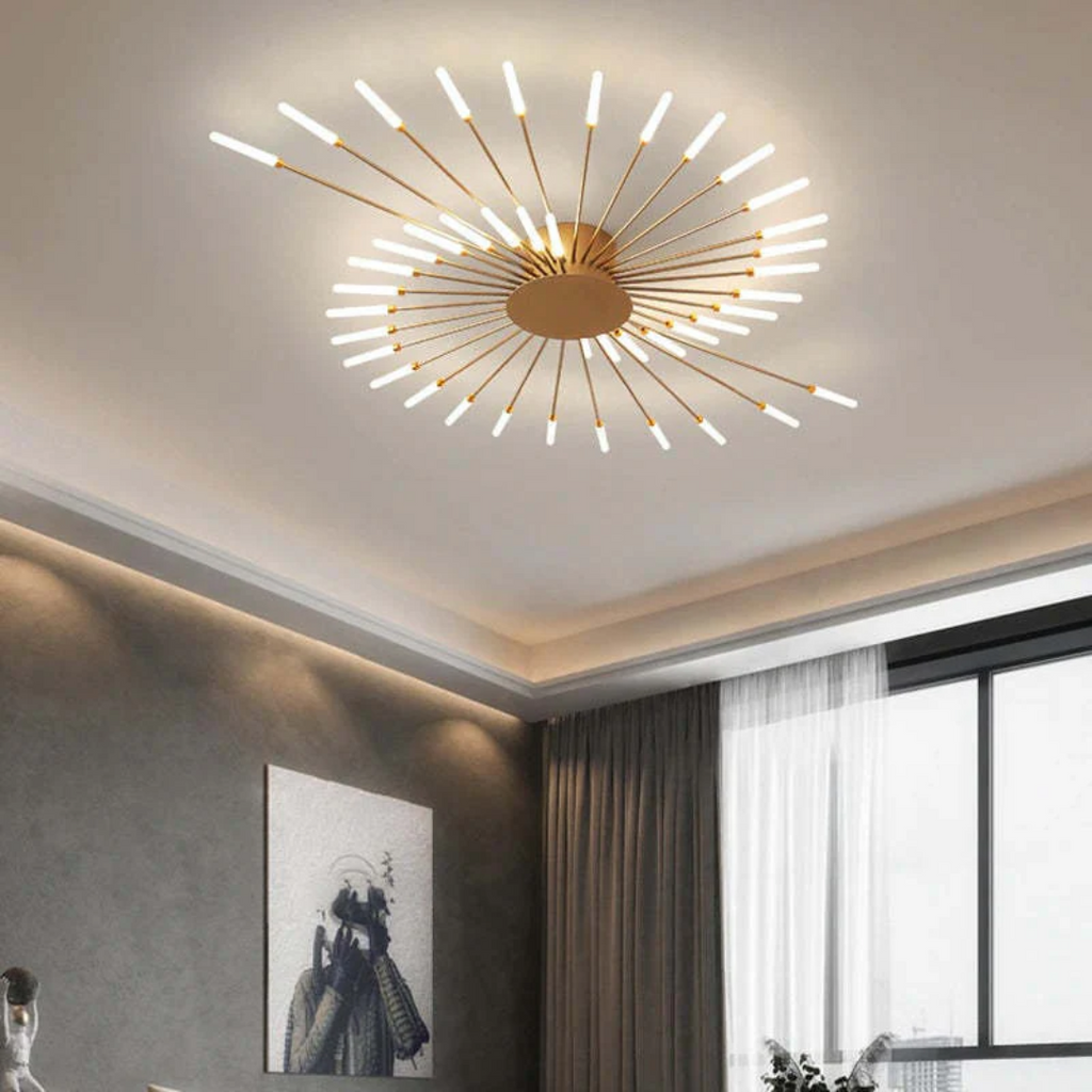 Modern Large LED Ceiling Lamp - LumenMax