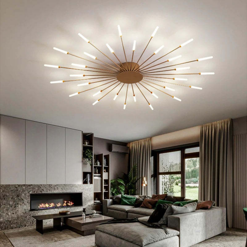 Modern Large LED Ceiling Lamp - LumenMax