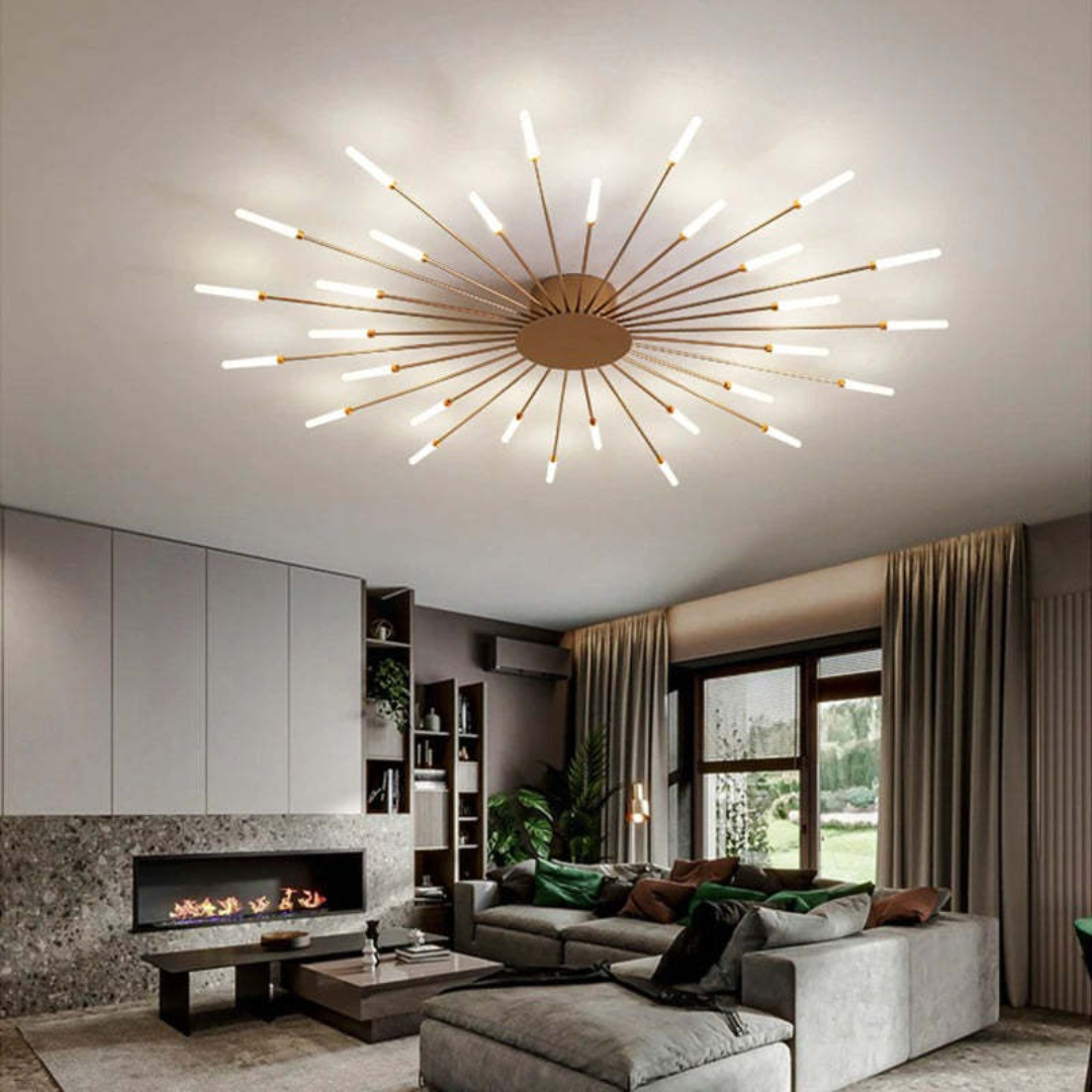 Modern Large LED Ceiling Lamp - LumenMax