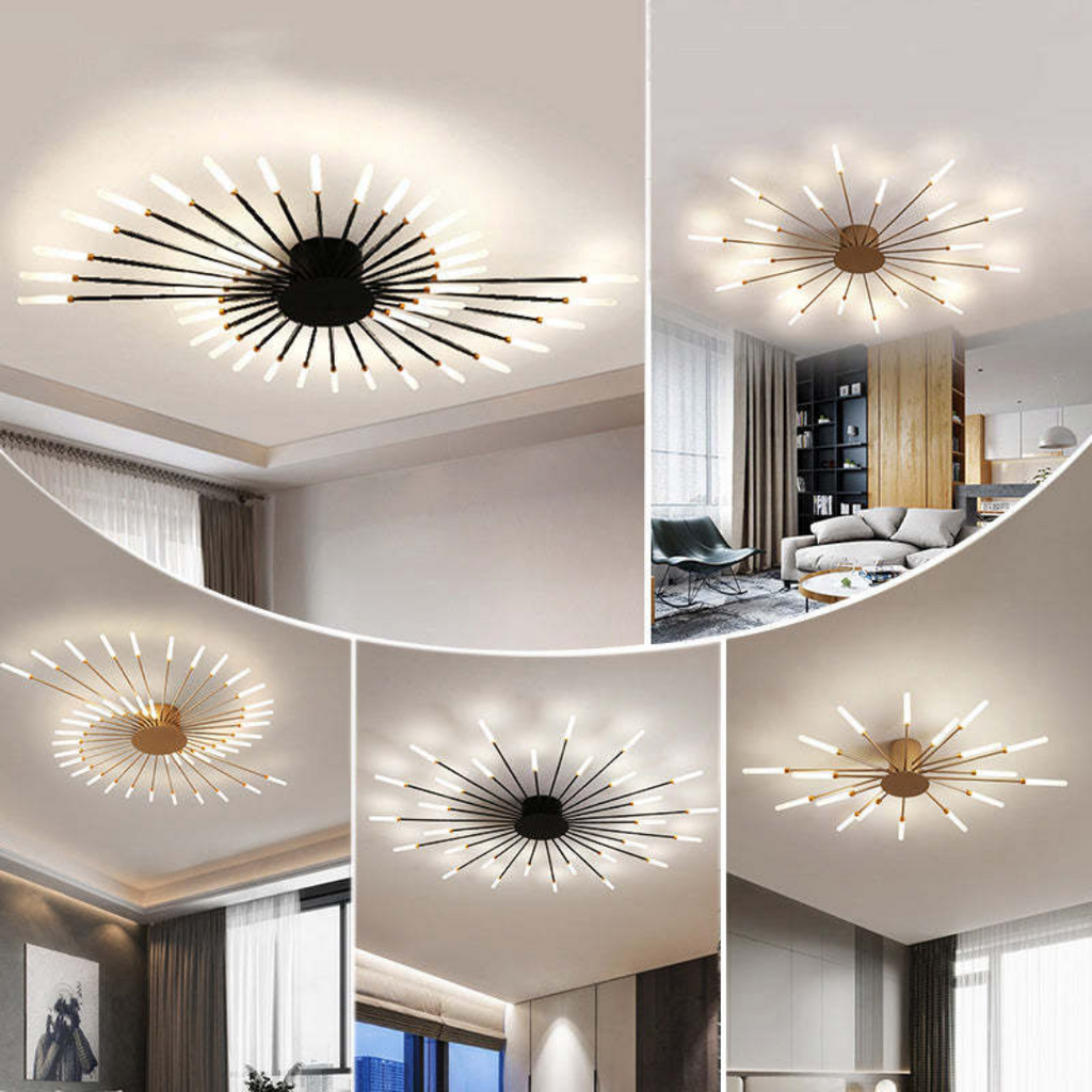 Modern Large LED Ceiling Lamp - LumenMax