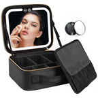 Luxury Makeup Organizer with Illuminated Mirror