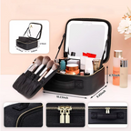Luxury Makeup Organizer with Illuminated Mirror