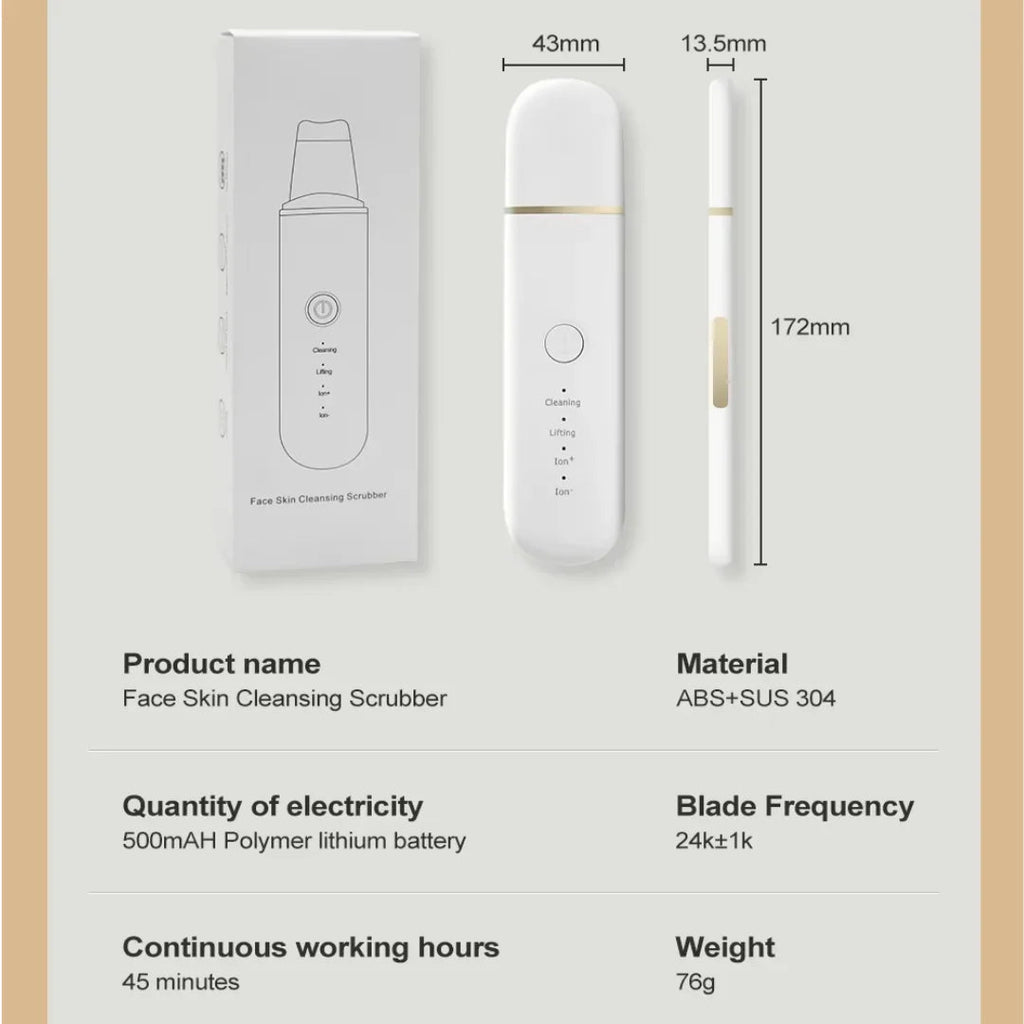 Skin scrubber for deep cleansing