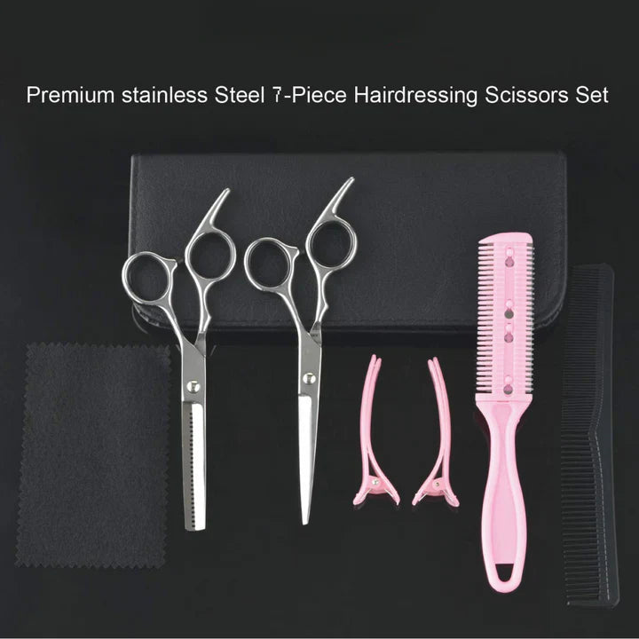 Professional Hair Care Set | Cutting and Thinning Scissors for Precision Hairstyles