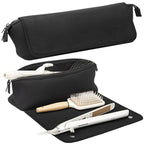 2-in-1 hair tool travel bag & heat-resistant mat
