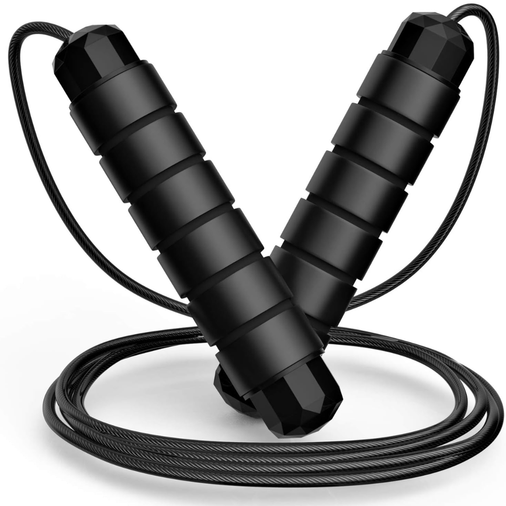 Adjustable skipping rope with Tangle-Free technology
