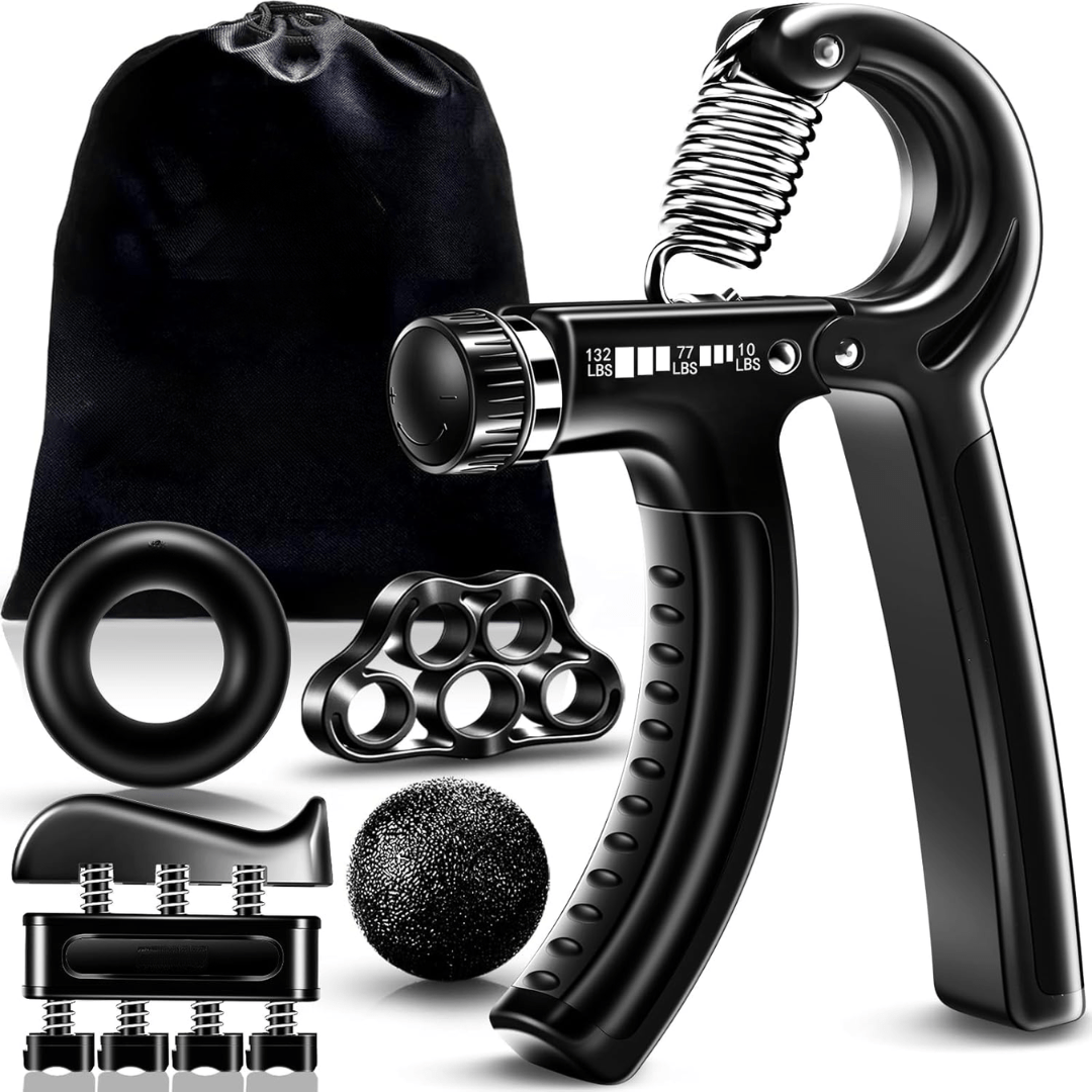 Adjustable hand amplifier for targeted grip strength training