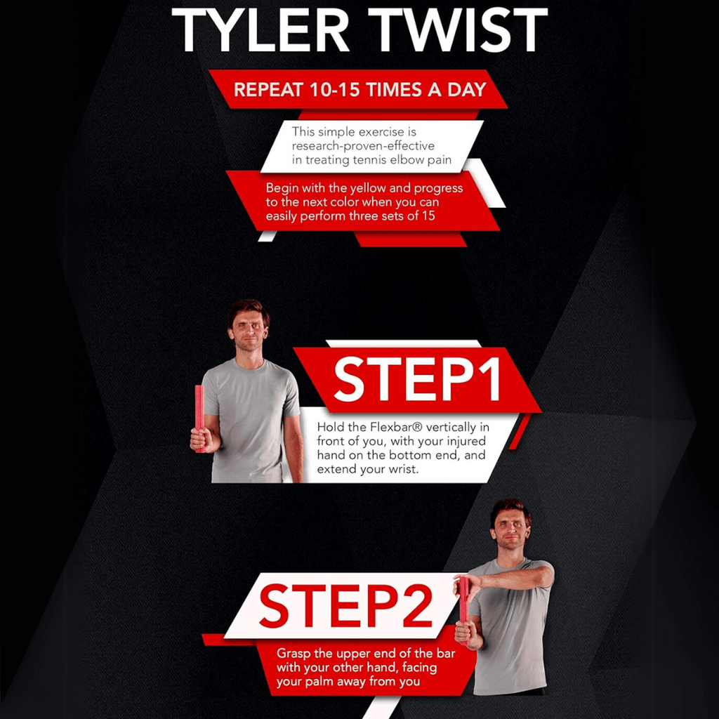therapy resistance bar for strengthening the wrist & forearm