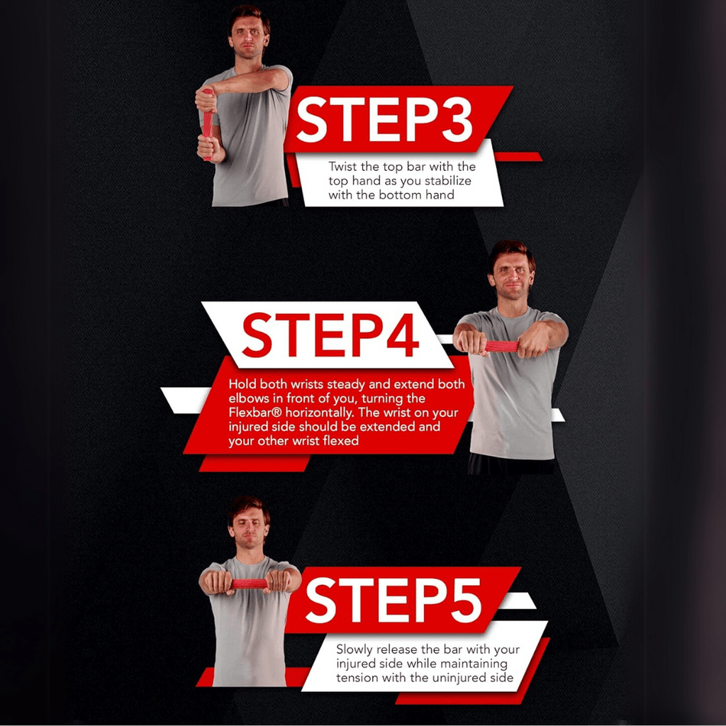 therapy resistance bar for strengthening the wrist & forearm