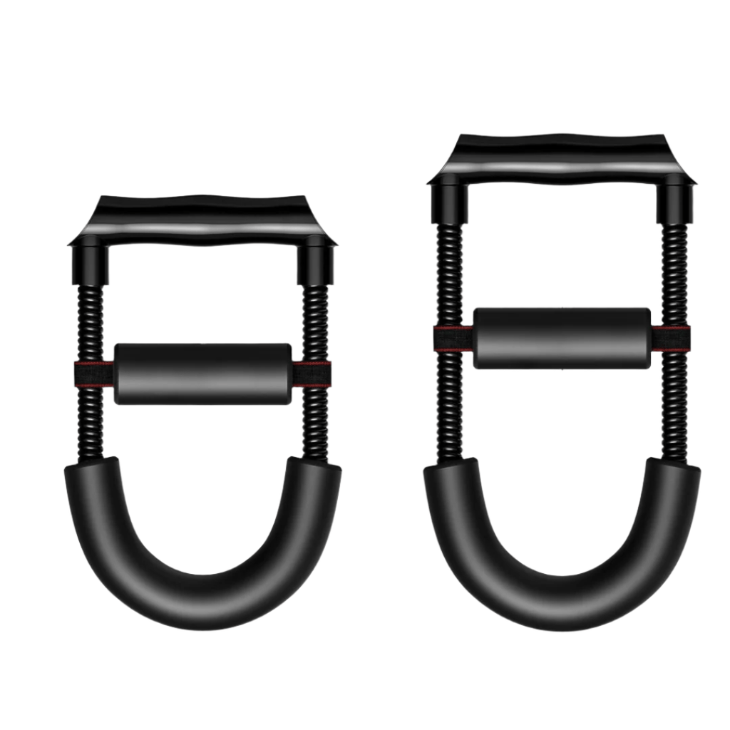 Adjustable grip trainer for strengthening the hand & forearm