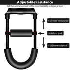 Adjustable grip trainer for strengthening the hand & forearm