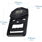 Precise hand-held measuring device for grip force measurement up to 120 kg