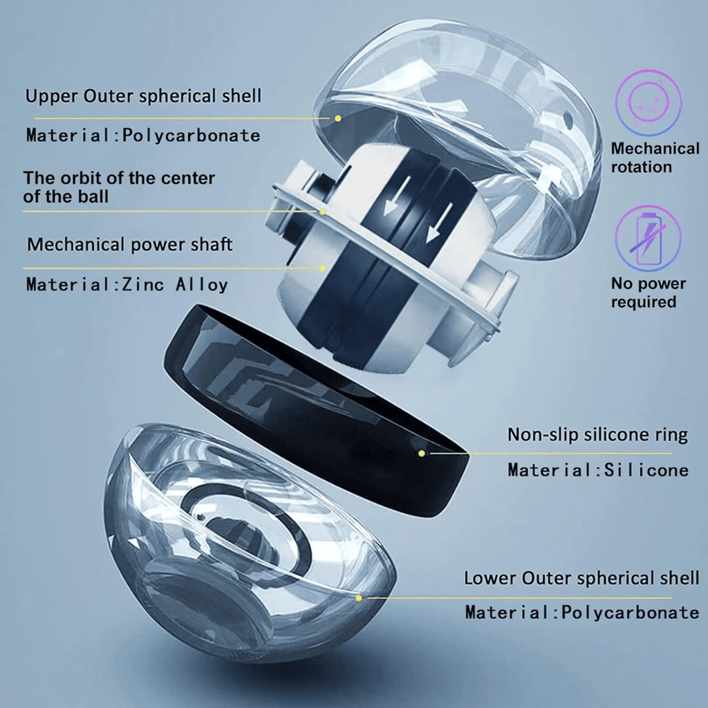 self-starting pole grid with gyroscopic resistance for forearm training