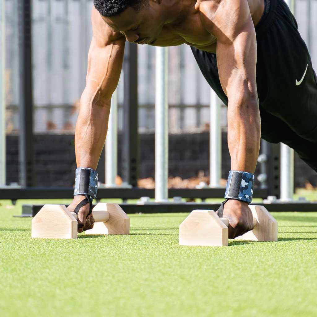 Calisthenics PowerBars – Stevige Houten Push-Up Steunen