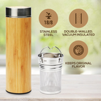 TeaFusion - Luxe Bamboe Thee Fles 500ml