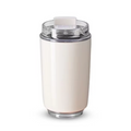 Milk White Insulating Travel Mug – Stainless Steel Thermos Bottle