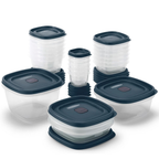 Stackable storage boxes for freshness, organization & space-saving kitchen