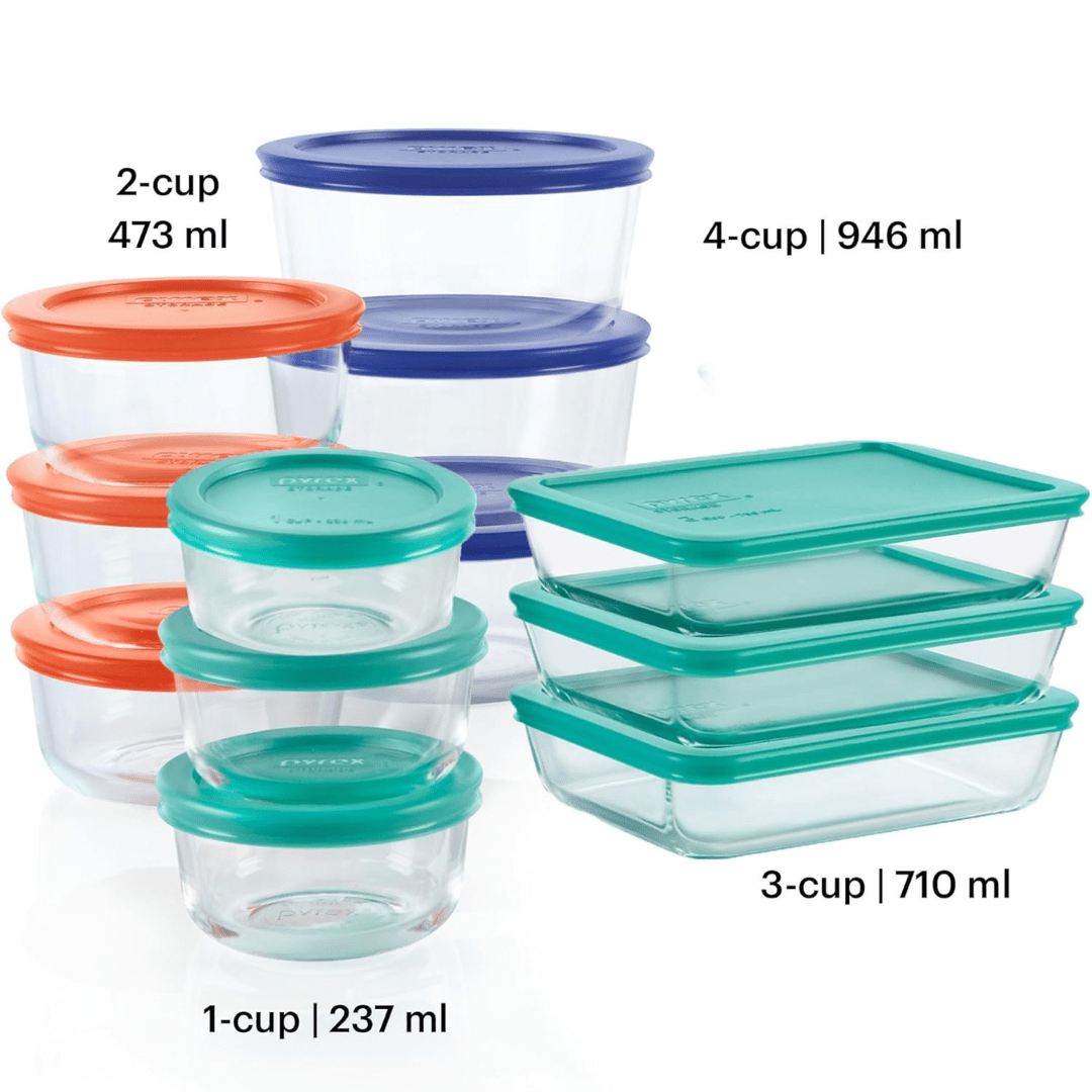 Piece Food Storage Set - BPA-free, airtight for fresh food and efficient organisation