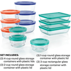 Piece Food Storage Set - BPA-free, airtight for fresh food and efficient organisation