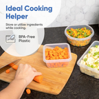 BPA-free, airtight & stackable