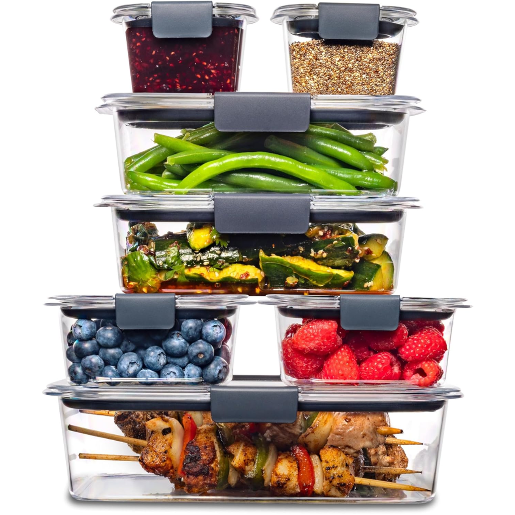 7 stackable storage boxes for freshness & organization